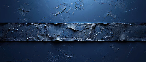 Wall Mural -  Abstract Blue Texture Painting, High Resolution Photography of A Abstract blue textured painting with dark blue and light navy colors. Created with Ai