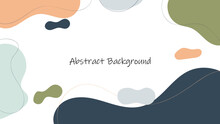 Playful Abstract Background With Wave Style. Vector Illustration