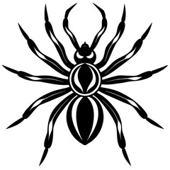 Wall Mural - Spider vector silhouette 