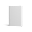 Book isolated on white background. Mockup. Blank. 3d illustration.