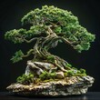 bonsai tree with roots