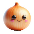 Smiling Cartoon Onion 3d render