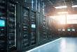 © akkash jpg - 'rendering 3d center service data cloud backup cyberspace global datum server technology tech firewall support host domain provider ai light farm network computer system rack connection'