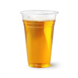 Fototapeta  - An image of a Beer Plastic Cup isolated on a white background