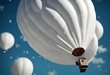 'air white 3d balloon illustration three-dimensional activity summing adventure advertisement advertising aircraft background banner basket blank bright cartoon copy design element'