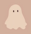 ghost vector illustration in flat style. halloween design element.