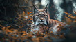 Lynx in Focus, Forest Gaze