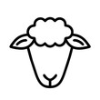 islamic outline icon, sheep