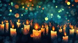Fototapeta Londyn - Candlelight Vigils