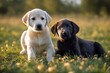 'fressen welpen fleisch labrador haufen junge einen dog puppy eat meat fodder food hunger peckish several2 together meal feed ear big natural healthy petfood animal small young white bright funny'