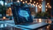 © Suryani - Conceptual image of a laptop displaying a brain network, concept of artificial intelligence and machine learning