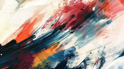 Wall Mural - abstract watercolor background with strokes