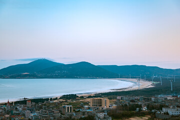 Pingtan Island, Fuzhou City, Fujian Province-fishing port and fishing village scenery