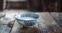 Asian Inspired Blue White Pottery
