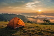Camping At Dawn