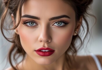  A Portrait Of Breathtakingly Gorgeous, Exotic, Beautiful Woman.
