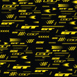 Sport GT race wallpaper yellow and black