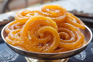 Poster - Indian dessert Jalebi