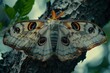 Closeup Moth Insect