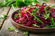 © LimeSky - Nutritious salad with beetroots potatoes and rocket leaves