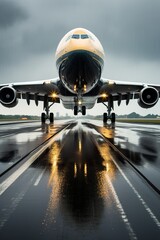 Poster - airplane in airport