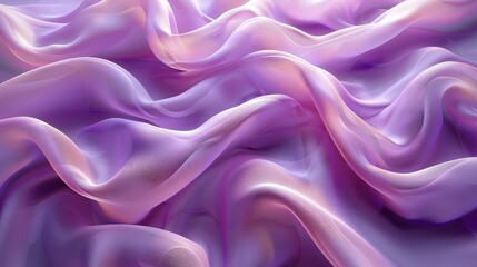 beautiful silk flowing swirl of pastel gentle calming lilac and light purple cloth background mock up template for product presentation illustration