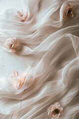 Poster - Minimalist wedding agenda background. Generative AI.