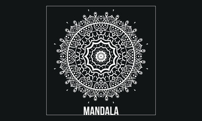 Vector luxury mandala template design