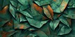 A close-up of lush green leaf texture reveals intricate patterns and vibrant hues, inviting viewers to immerse themselves in nature's beauty.