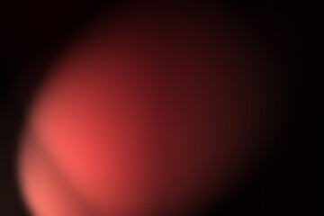 Artificial background creation with a red shape on dark