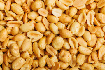 Wall Mural - Close Up of a Pile of Nuts.  Top view.