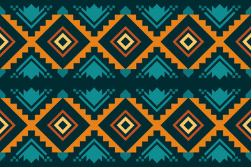 Wall Mural - Ethnic boho seamless pattern. Tribal pattern. Folk motif. Textile rapport.