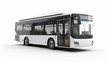 © boti1985 - beautiful new, clean electric bus, for public transportation, isolated on a clear white background