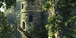 Medieval Castle TowerSpiral Staircases and Stunning Architecture in Fine Art Style