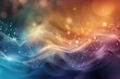 abstract colorful gradient background with waves for design as banner, advertisement and presentation concept