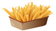 Vector graphic of a container of french fries