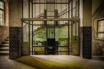 Wall Mural - The abandoned German old hospital