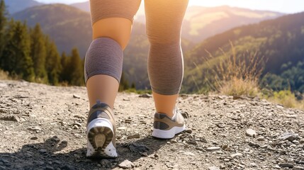 Wall Mural - womens legs with lymph edema