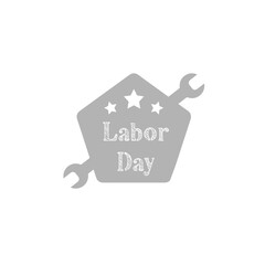 labor day icon, keys, on a white background, vector illustration