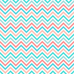 Canvas Print - Colorful Wave Lines Stripes Pattern Background Vector