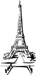 Sticker - eiffel tower