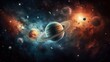 Best view of galaxy, universes, solar systems, planets, parallel realities, space, view from space