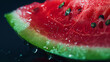 Juicy ripe slice of watermelon