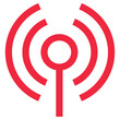 네트워크 무선 통신 와이파이 아이콘 일러스트
network wireless communication wifi icon illustration