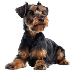 Terrier isolated on transparent background