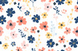 abstract flower pattern. illustration on white background