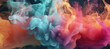 colorful smoke, gas, fog, watercolor 115