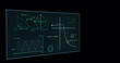 Image of mathematical equations over black background