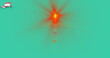 Image of light spots on green background