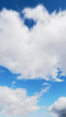 Wall Mural - time lapse of clouds in the spring sky